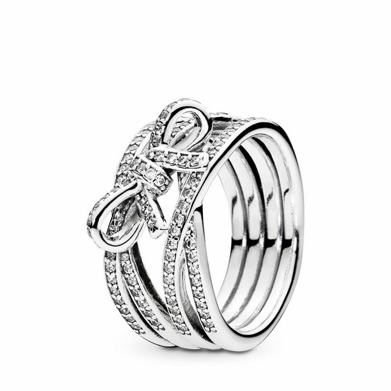 Pandora Australia Delicate Sentiments Stackable Ring - Sterling Silver | SOKPNH763